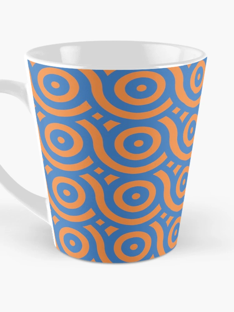 Thumbnail 3 of 4, Coffee Mug, Geometric Pattern: Loop: Sunset Dramatica designed and sold by Red Wolf.