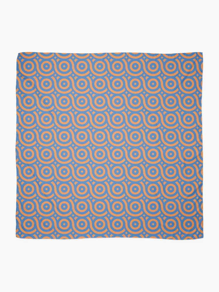 Thumbnail 2 of 3, Scarf, Geometric Pattern: Loop: Sunset Dramatica designed and sold by Red Wolf.