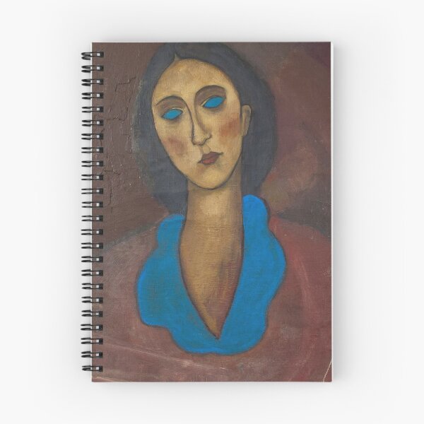 Item preview, Vintage Portrait painting by  Amedeo Modigliani (Italian, Livorno 1884–1920 Paris) designed and sold by Vintage Designs +.