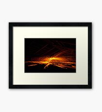 Night Nutters strike again-4 Framed Print