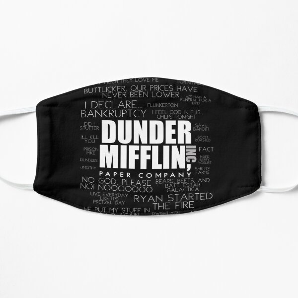 L'Office ™ cite Dunder Mifflin Inc. Masque sans plis