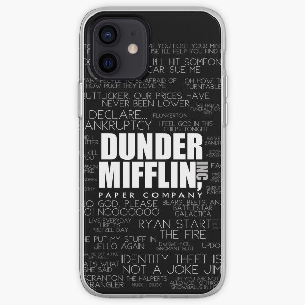 The Office ™ Cotizaciones Dunder Mifflin Inc. Funda blanda para iPhone