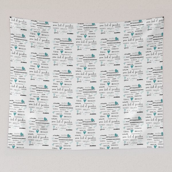 Item preview, Pole Tricks LOVE / Advanced ~  Light Blue Heart Design designed and sold by PoledanceTee.