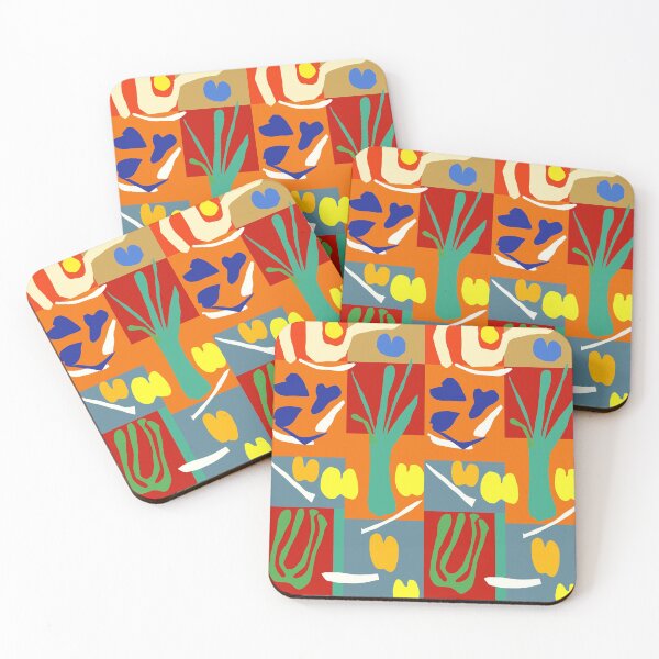 Item preview, Matisse Inspired Colorful Collage #2 designed and sold by ShaMiLaB.