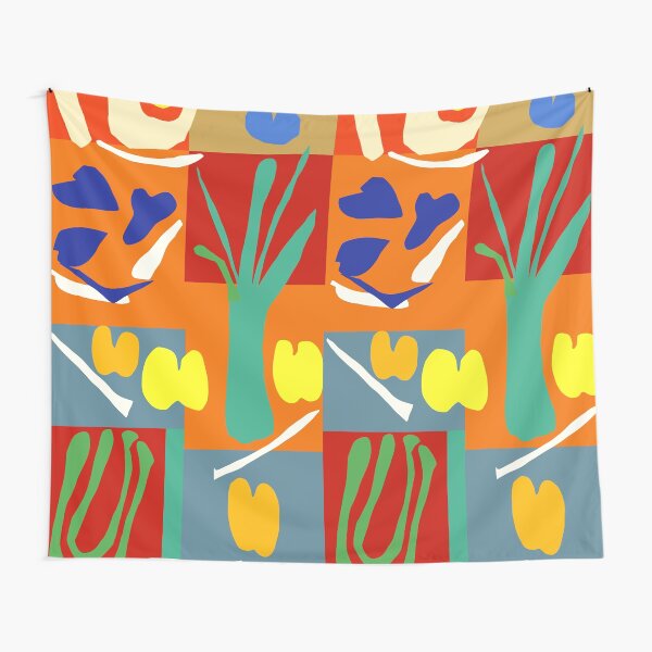 Item preview, Matisse Inspired Colorful Collage #2 designed and sold by ShaMiLaB.