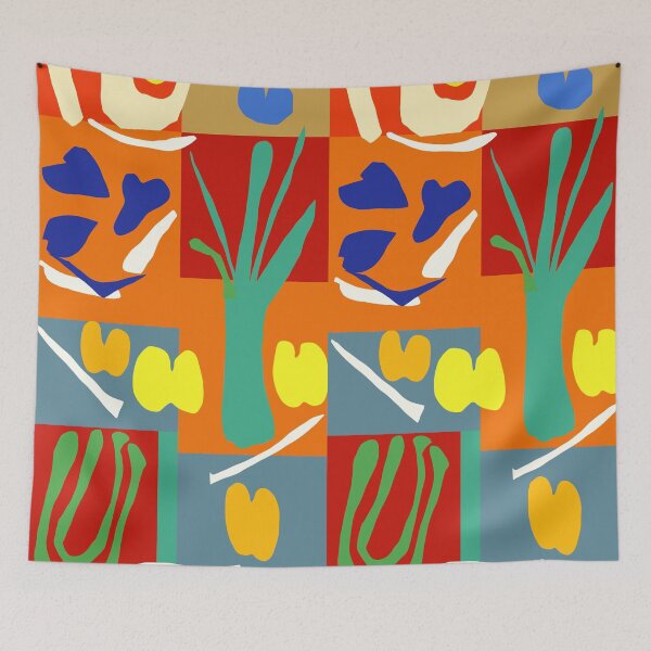 Item preview, Matisse Inspired Colorful Collage #2 designed and sold by ShaMiLaB.