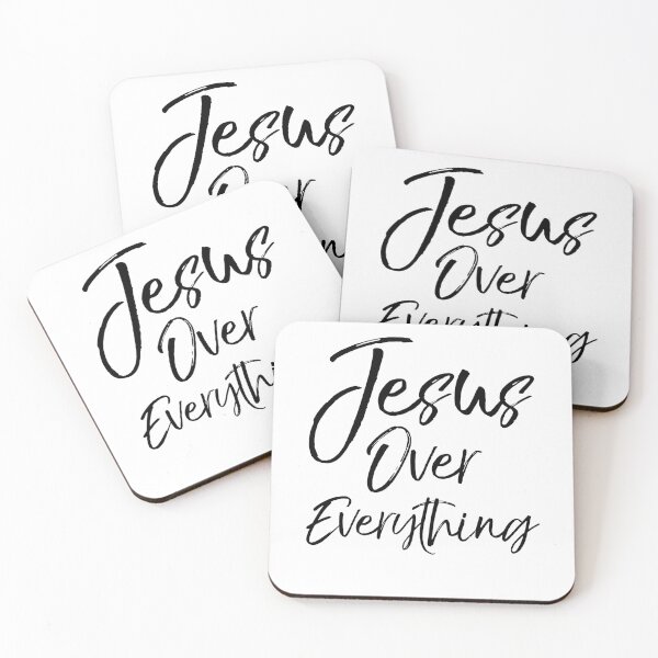 Item preview, Jesus Over Everything Christian Quote designed and sold by TNDesignStudio.