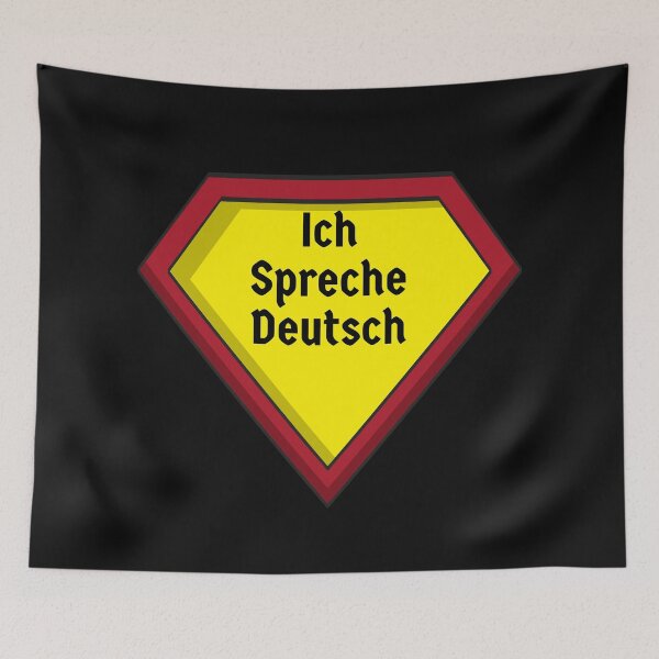 Item preview, Ich Spreche Deutsch I speak German Superhero Design (auf Deutsch) designed and sold by Time4German.