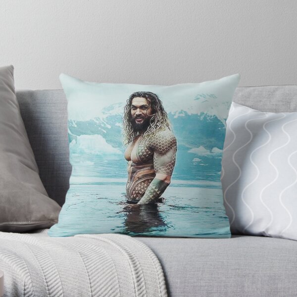 Jason Momoa Throw Pillow