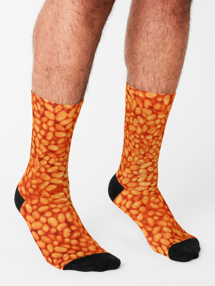 Alternate view of Beans In Things Pattern Socks