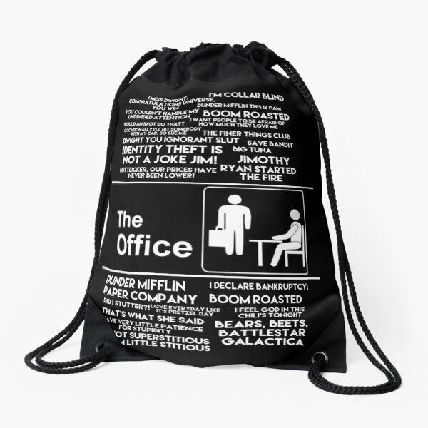 The Office™ Ultimate Quotes Drawstring Bag