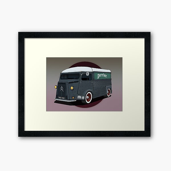 50's Citroen Van Framed Art Print