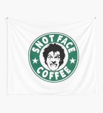 Snot Face Coffee Wall Tapestry