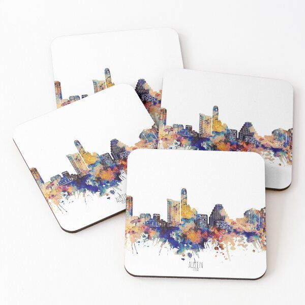 Item preview, austin skyline designed and sold by BekimART2.