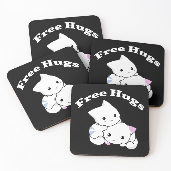 Item preview, Free Hugs - cute cats - gift idea designed and sold by Lenny Stahl.