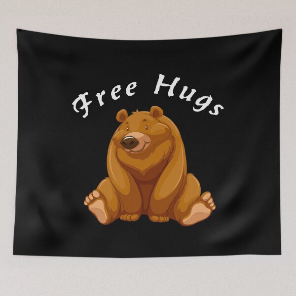 Item preview, Free Hugs Cuddly Bear / Teddy Bear - Gift Idea designed and sold by Lenny Stahl.
