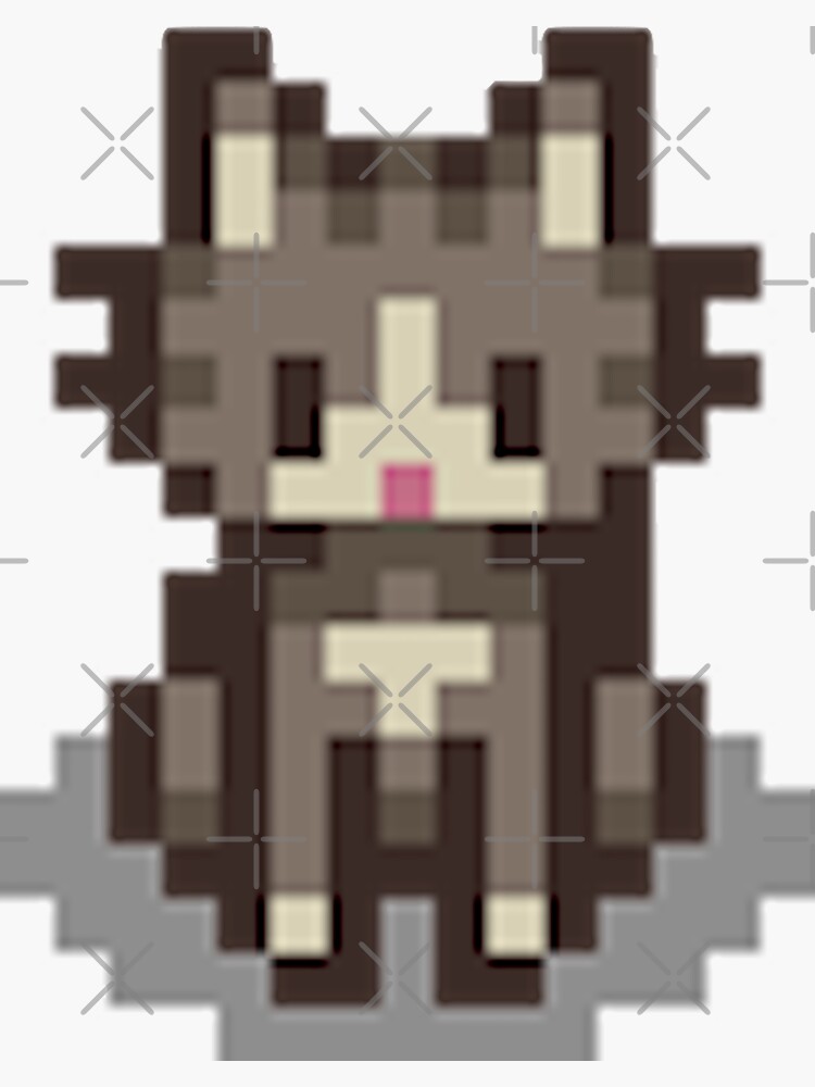 Aperçu 3 sur 3. Sticker avec l'œuvre Chat domestique Stardew Valley créée et vendue par r9440.