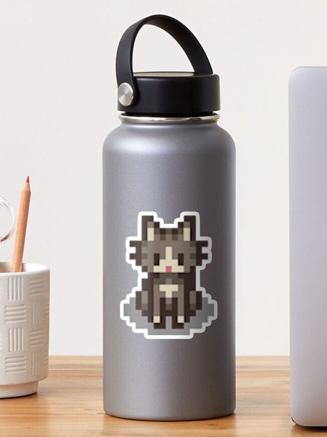 Aperçu 1 sur 3. Sticker avec l'œuvre Chat domestique Stardew Valley créée et vendue par r9440.