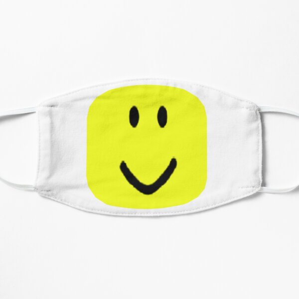 Roblox Oof Noob Big Head Mask By Smoothnoob Redbubble - roblox oof noob face