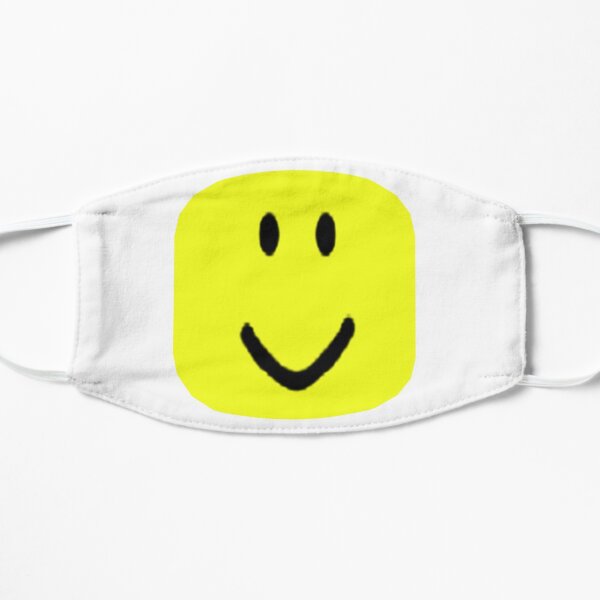 Roblox Halloween Noob Face Costume Smiley Positive Gift Mask By Smoothnoob Redbubble - wearing big noob head in roblox