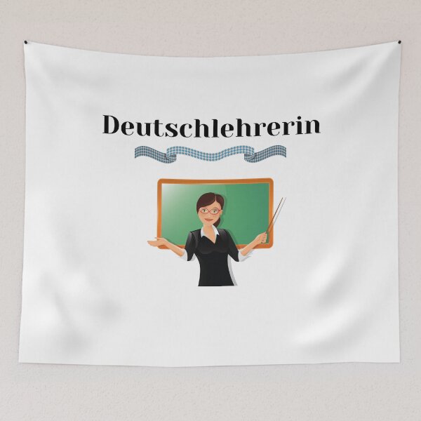 Item preview, Female German Teacher Deutschlehrerin Female Deutsch Design designed and sold by Time4German.