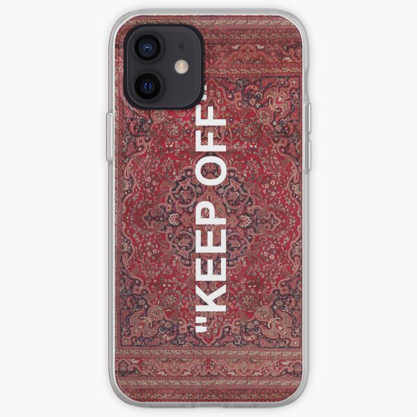 "KEEP OFF" - Antique Orian rug iPhone Soft Case