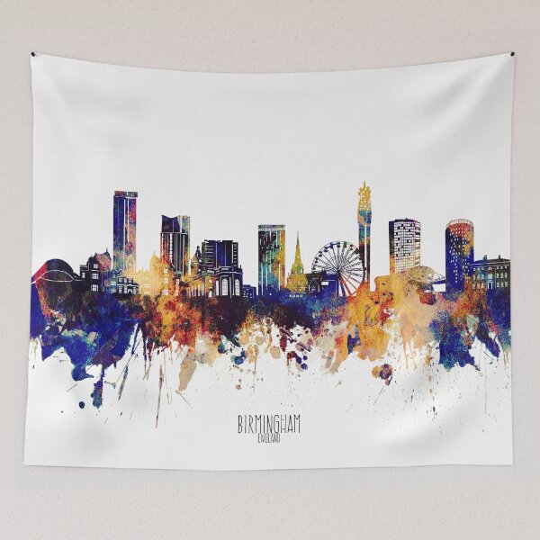 Item preview, birmingham skyline designed and sold by BekimART2.