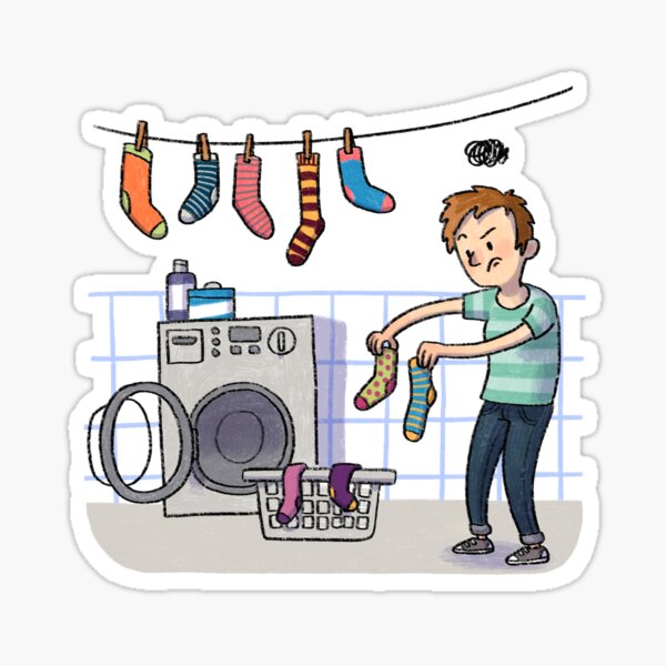 Sockenmonster Sticker