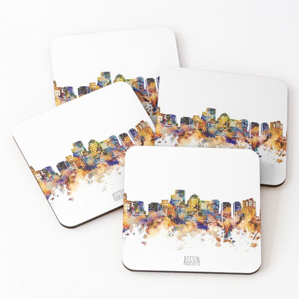 Item preview, boston skyline designed and sold by BekimART2.