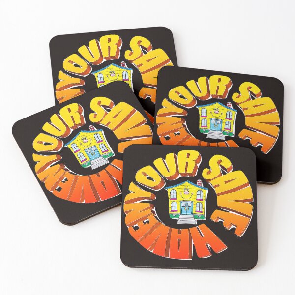 Item preview, YOUR HOME,YOUR SAVE HAVEN,colorful abstraction, Global Pandemic Social Distancing , Pandemic Awareness designed and sold by Adri Barnard.