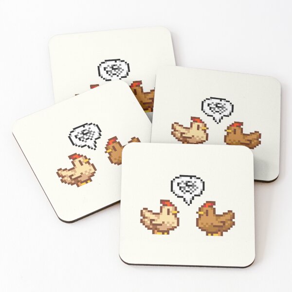 Item preview, Stardew Valley Unhappy Chickens designed and sold by r9440.