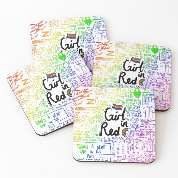 Item preview, girl in red rainbow version designed and sold by Artinc.