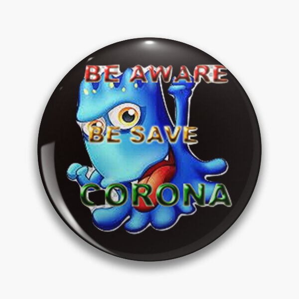 Item preview, BE SAVE, BE AWARE,CORONA,colorful abstraction designed and sold by Adri Barnard.