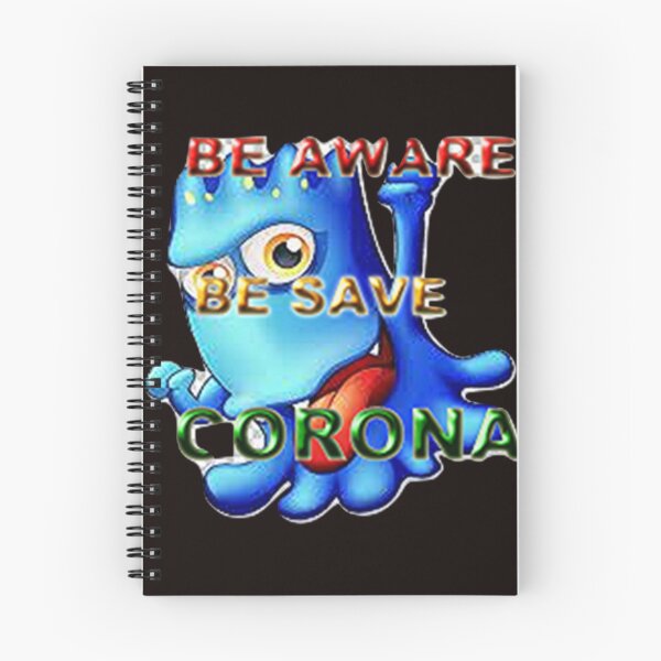 Item preview, BE SAVE, BE AWARE,CORONA,colorful abstraction designed and sold by Adri Barnard.
