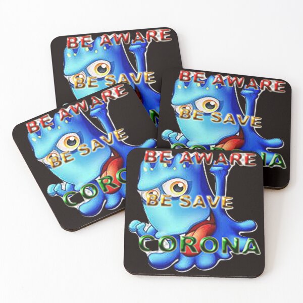 Item preview, BE SAVE, BE AWARE,CORONA,colorful abstraction designed and sold by Adri Barnard.