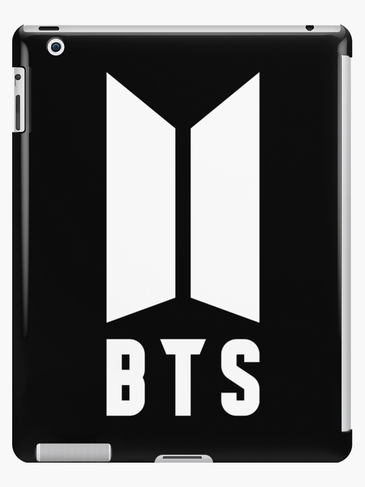 BTS Logo White and Black iPad Case & Skin for Sale by intothesands