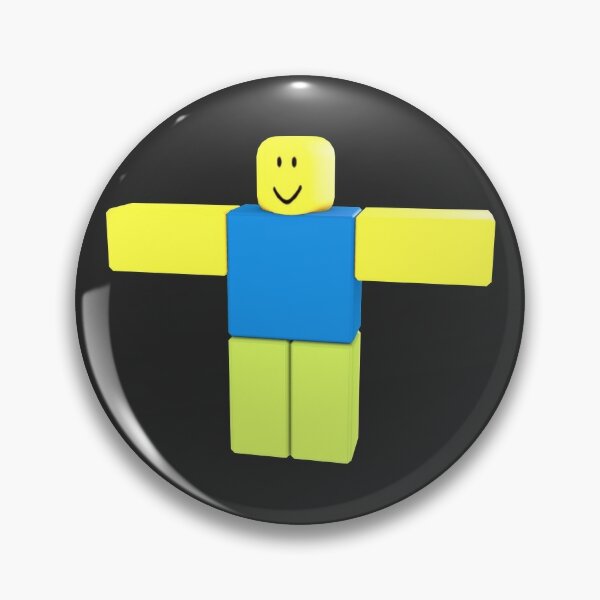 Roblox Noob Big Head Gift For Gamers Pin By Smoothnoob Redbubble - big head badge roblox