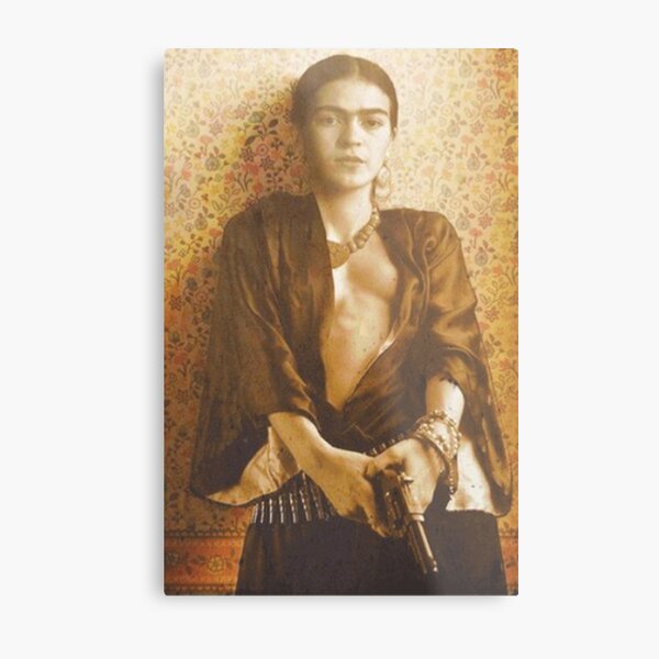 Pistolet Frida Khalo Impression métallique