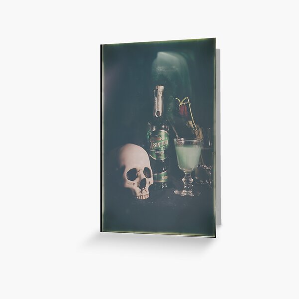 L'Absinthe C'est La Mort VI Greeting Card