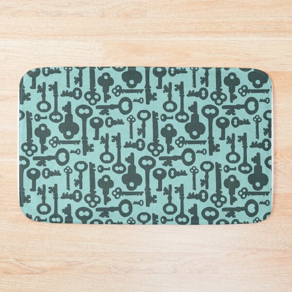 Item preview, Skeleton Keys in Aqua designed and sold by Christine Philbrick.