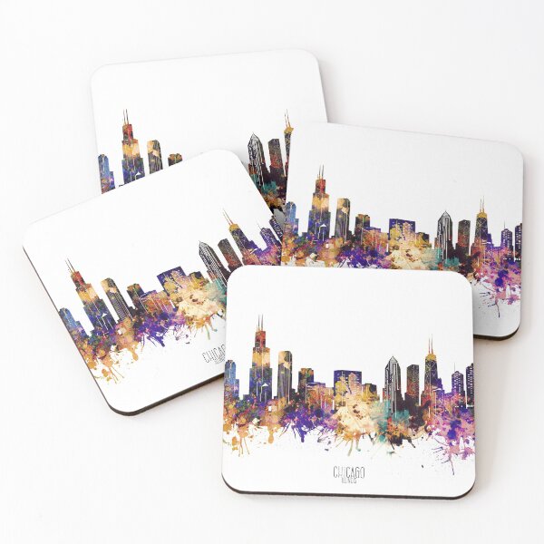 Item preview, chicago skyline designed and sold by BekimART2.