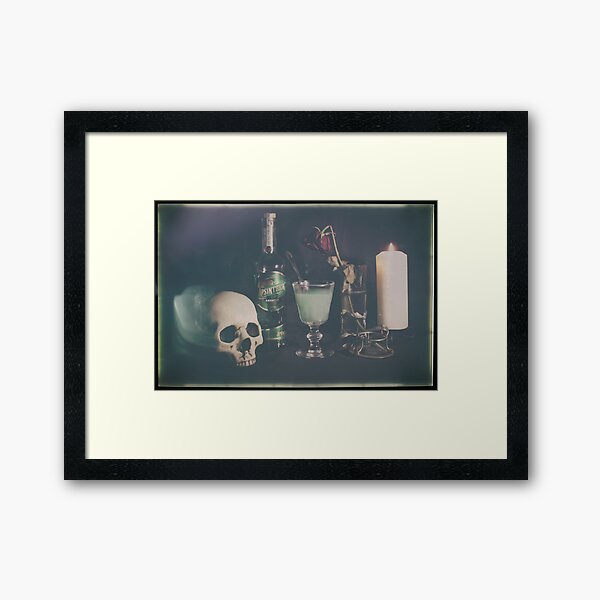 L'Absinthe C'est La Mort III Framed Art Print