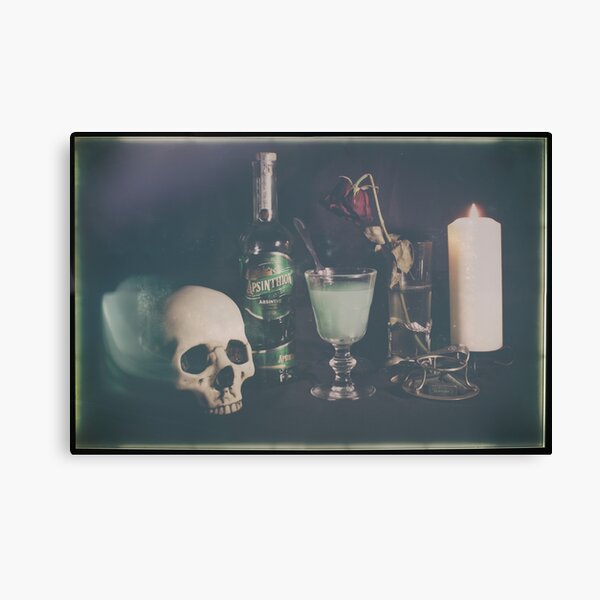 L'Absinthe C'est La Mort III Canvas Print
