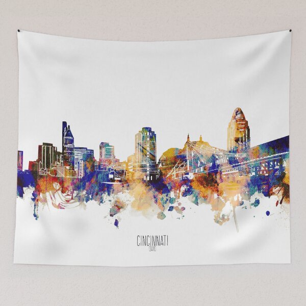 Item preview, cincinnati skyline designed and sold by BekimART2.