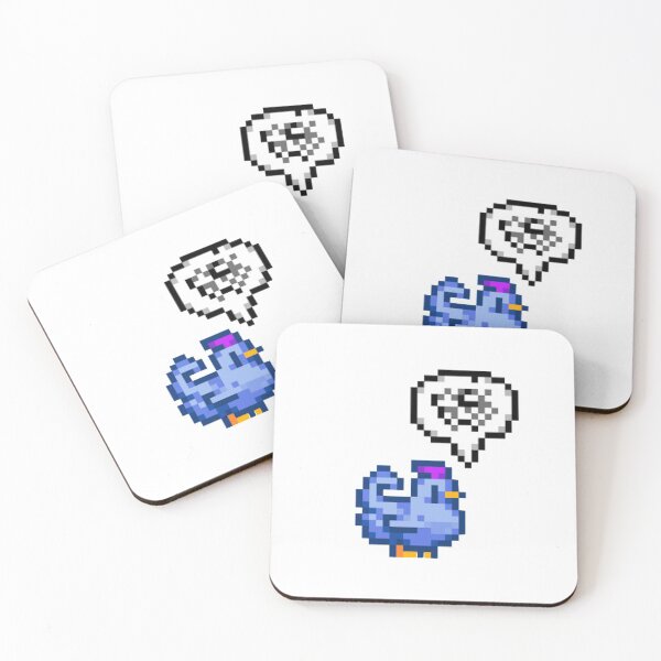Item preview, Grumpy Blue Chicken Stardew Valley designed and sold by r9440.