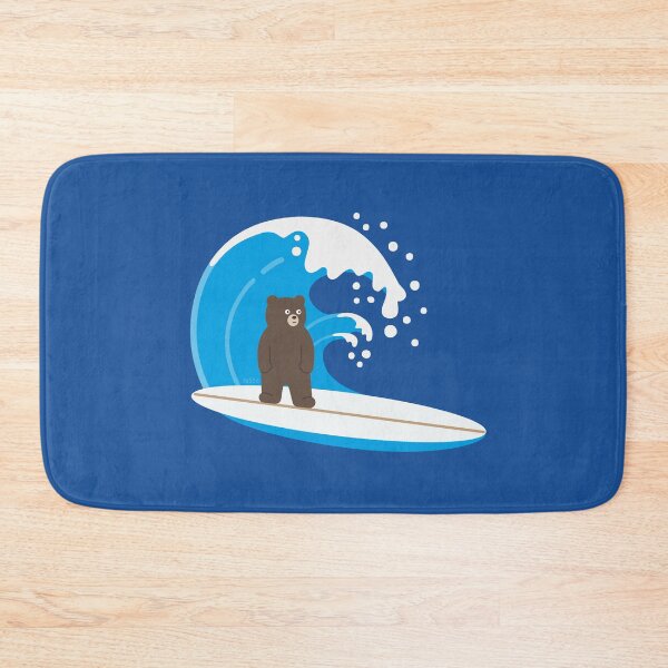 Item preview, unBEARable Surfing (brown) designed and sold by 73553.