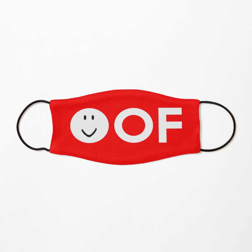 Roblox Oof Noob Face Gaming Noob Mask By Smoothnoob Redbubble - roblox red oof head