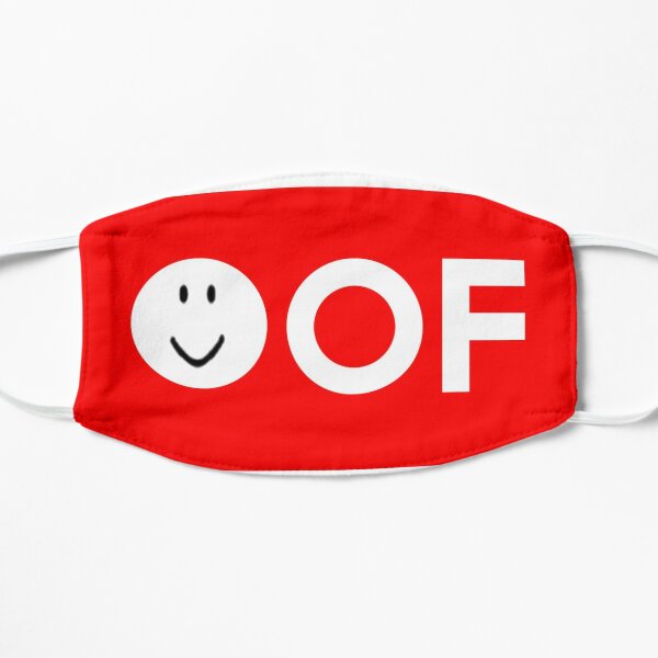 Roblox Oof Noob Face Gaming Noob Mask By Smoothnoob Redbubble - bighead face mask roblox