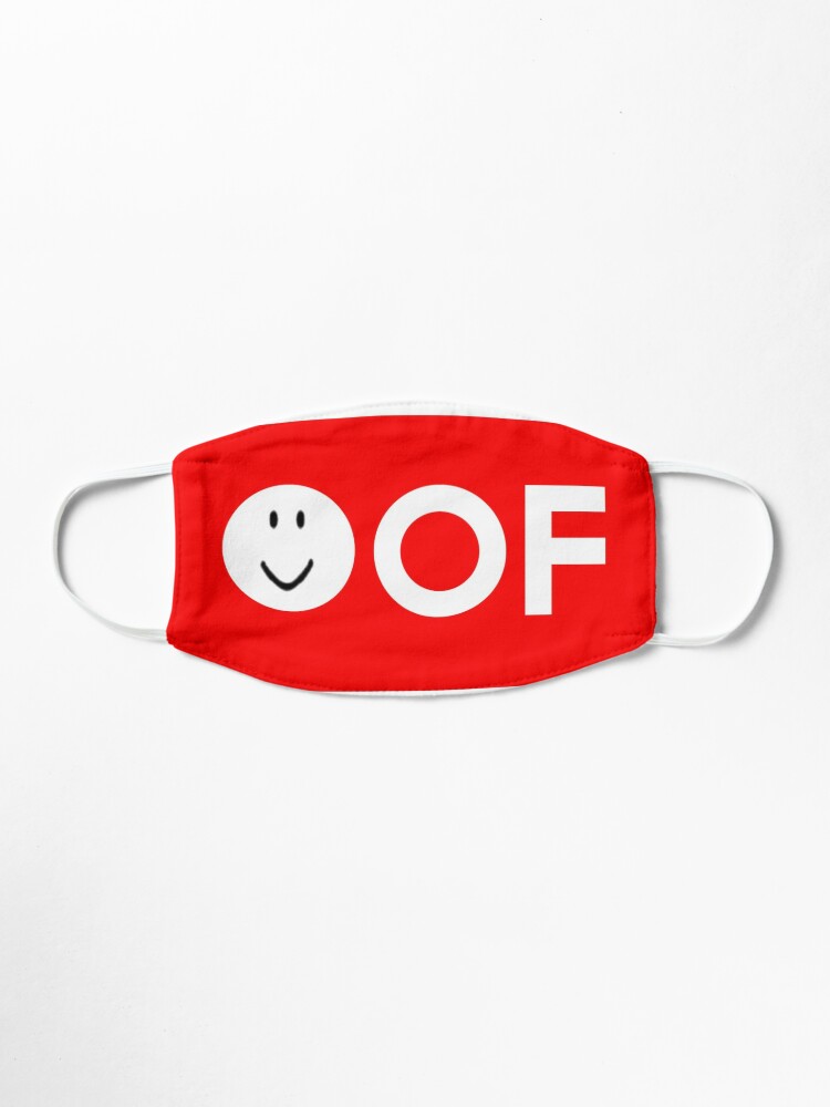 Roblox Oof Noob Face Gaming Noob Mask By Smoothnoob Redbubble - oof roblox noob face