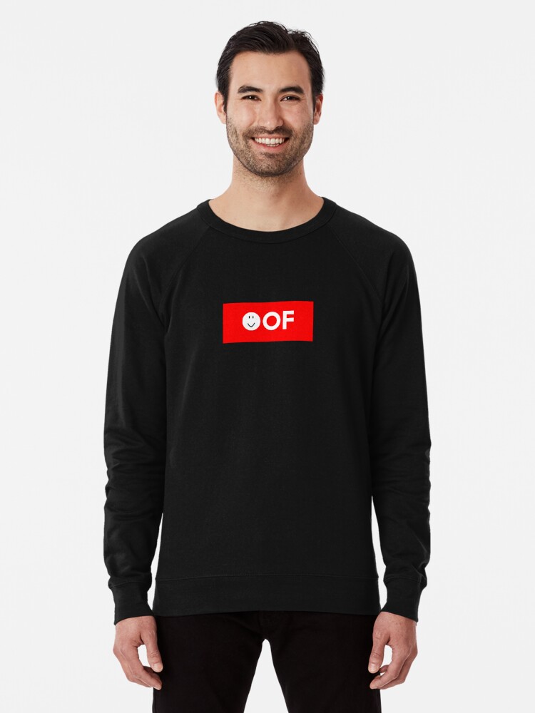 Roblox Oof Noob Face Gaming Noob Lightweight Sweatshirt By Smoothnoob Redbubble - roblox oof noob face